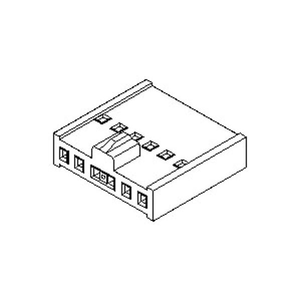 Molex Board Connector, 20 Contact(S), 1 Row(S), Female, 0.1 Inch Pitch, Crimp Terminal, Locking, Black 901560160 - main